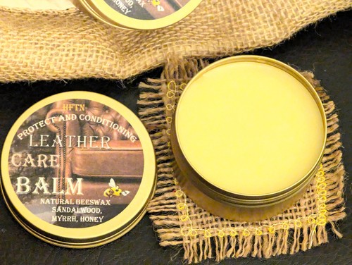 Beeswax leather conditioner - leather,
