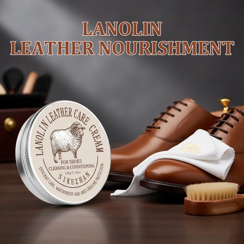 Lanolin leather care cream - leather,