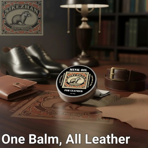 Mink oil leather care - oil, cream